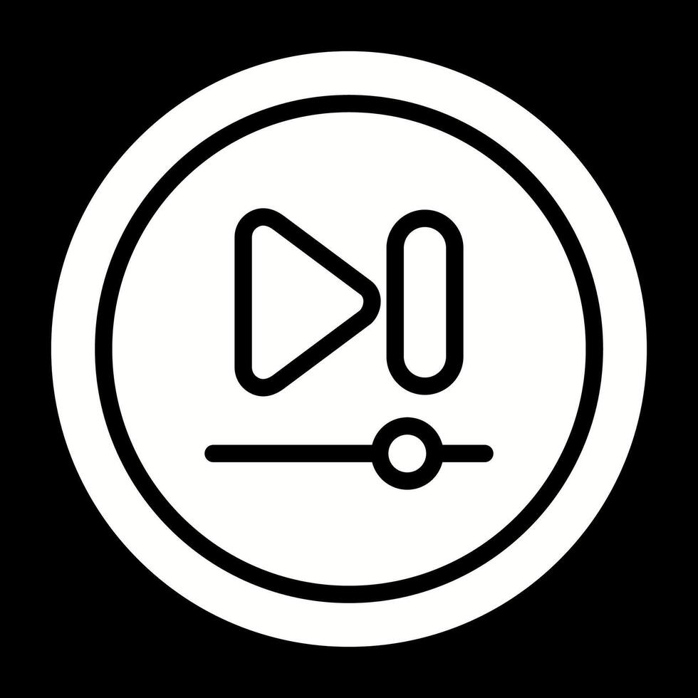 Video Next Track Button Vector Icon