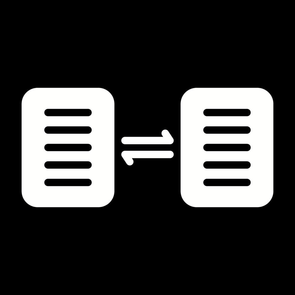 Document Sharing Vector Icon