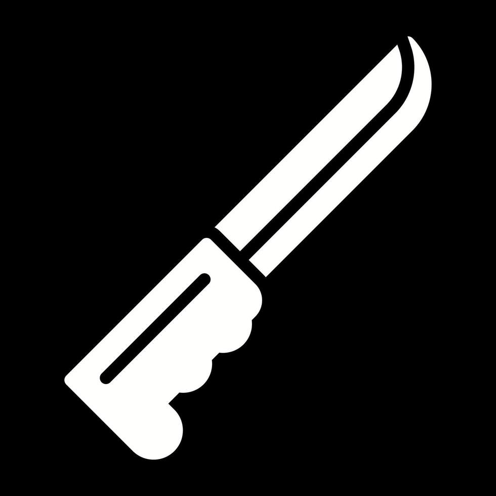 icono de vector de cuchillo