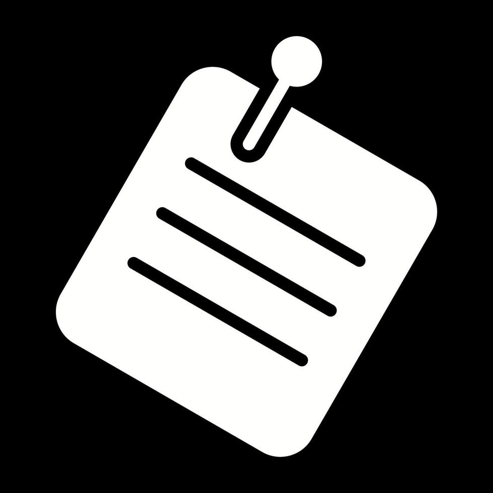 Memo Vector Icon