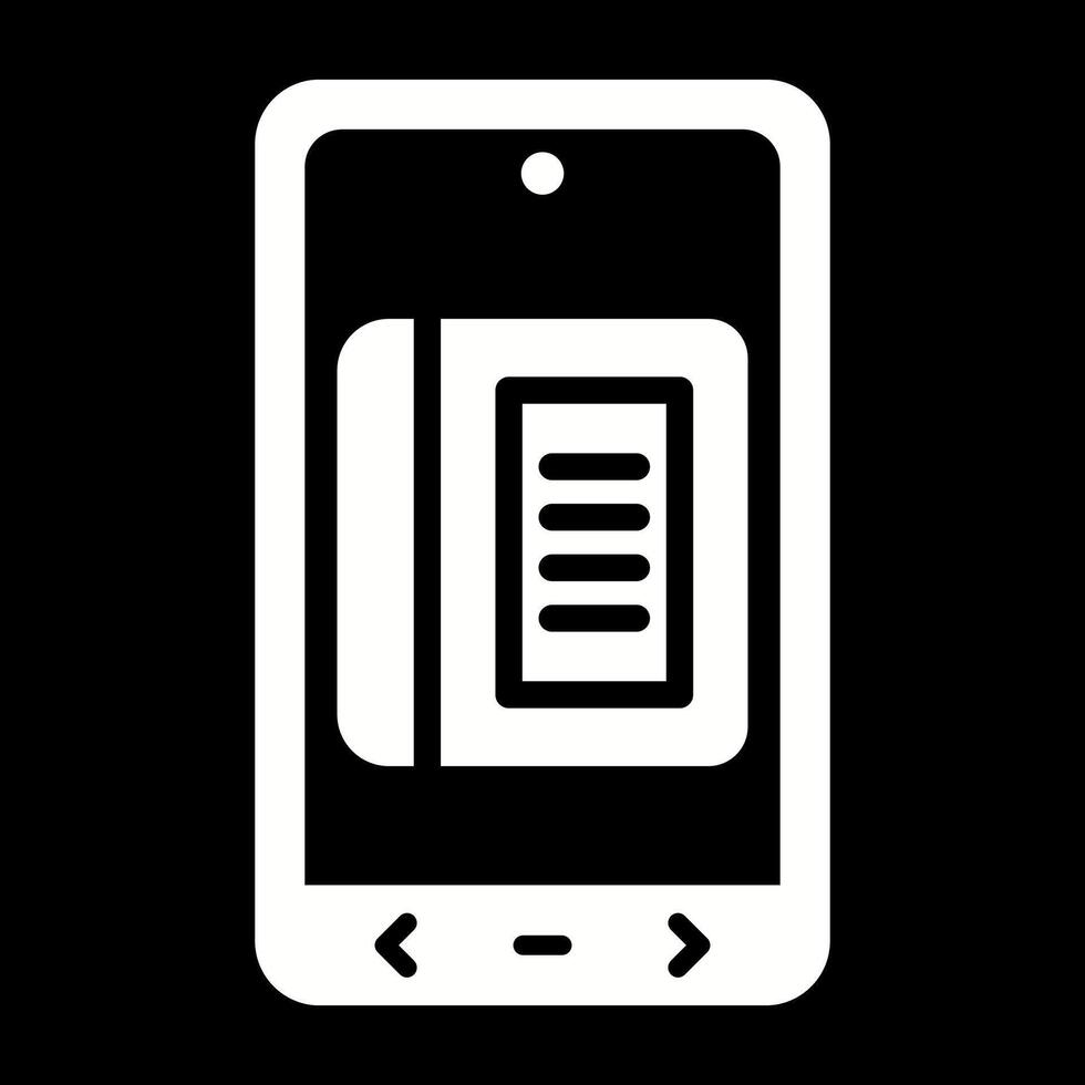 E Book Vector Icon
