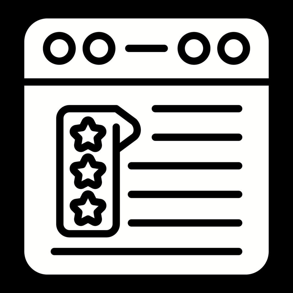Review Vector Icon