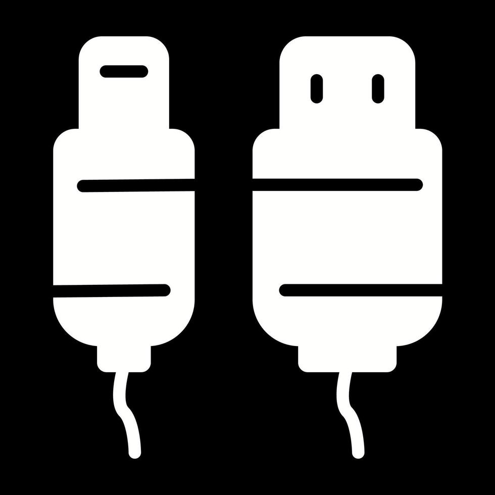 Usb Cable Vector Icon