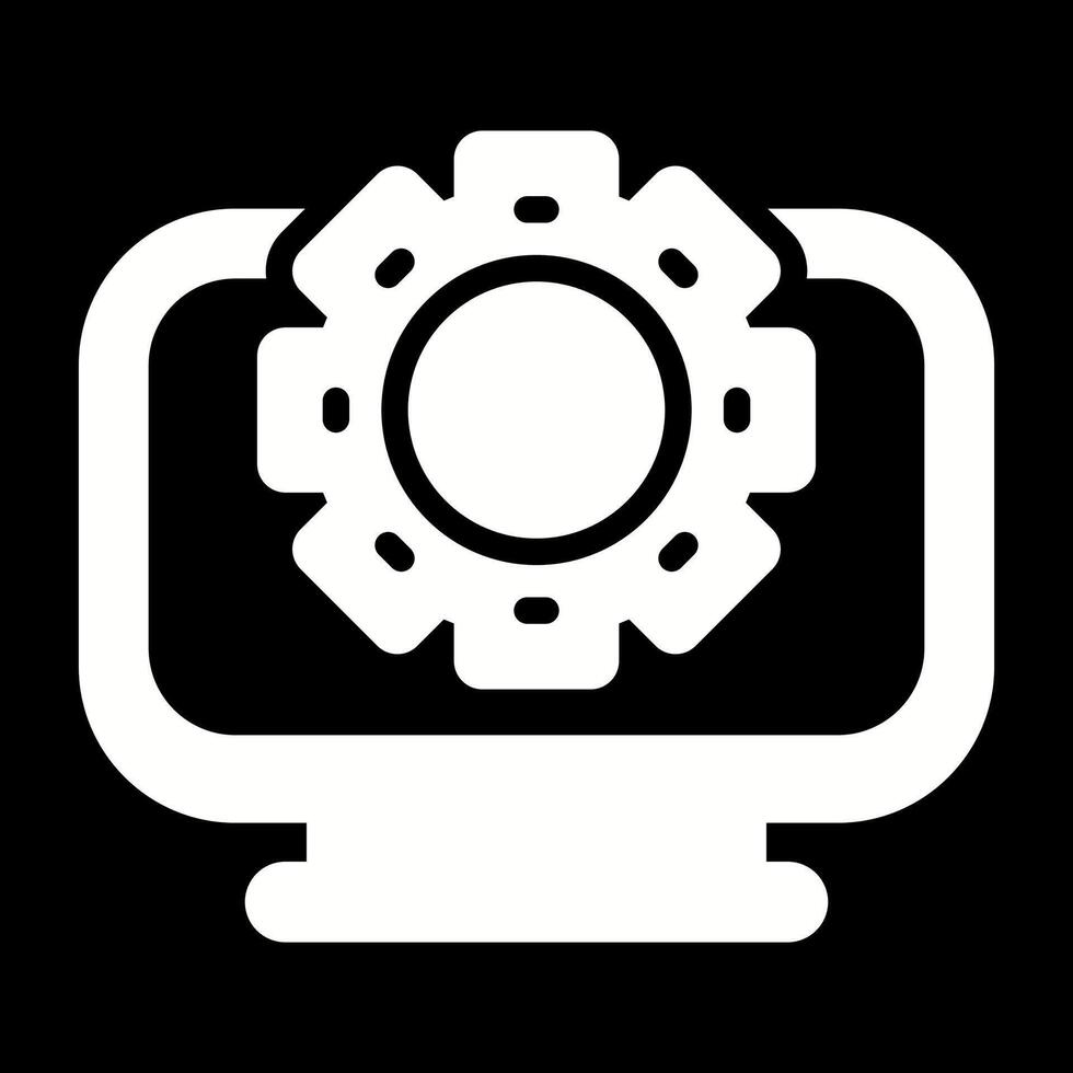 Desktop Computer Vector Icon