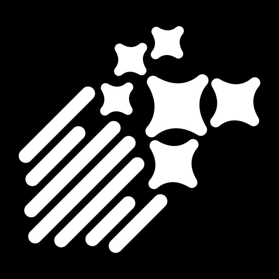 Shooting Stars Vector Icon