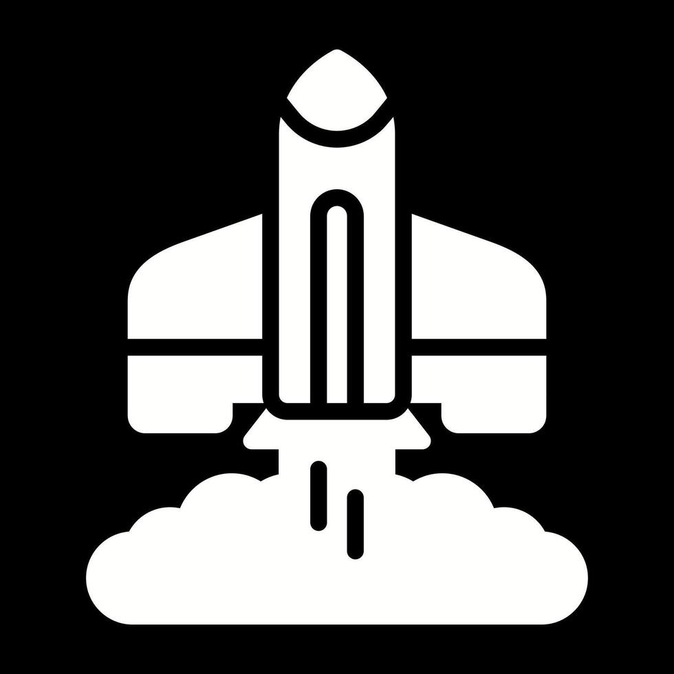 Rocket Launch Vector Icon