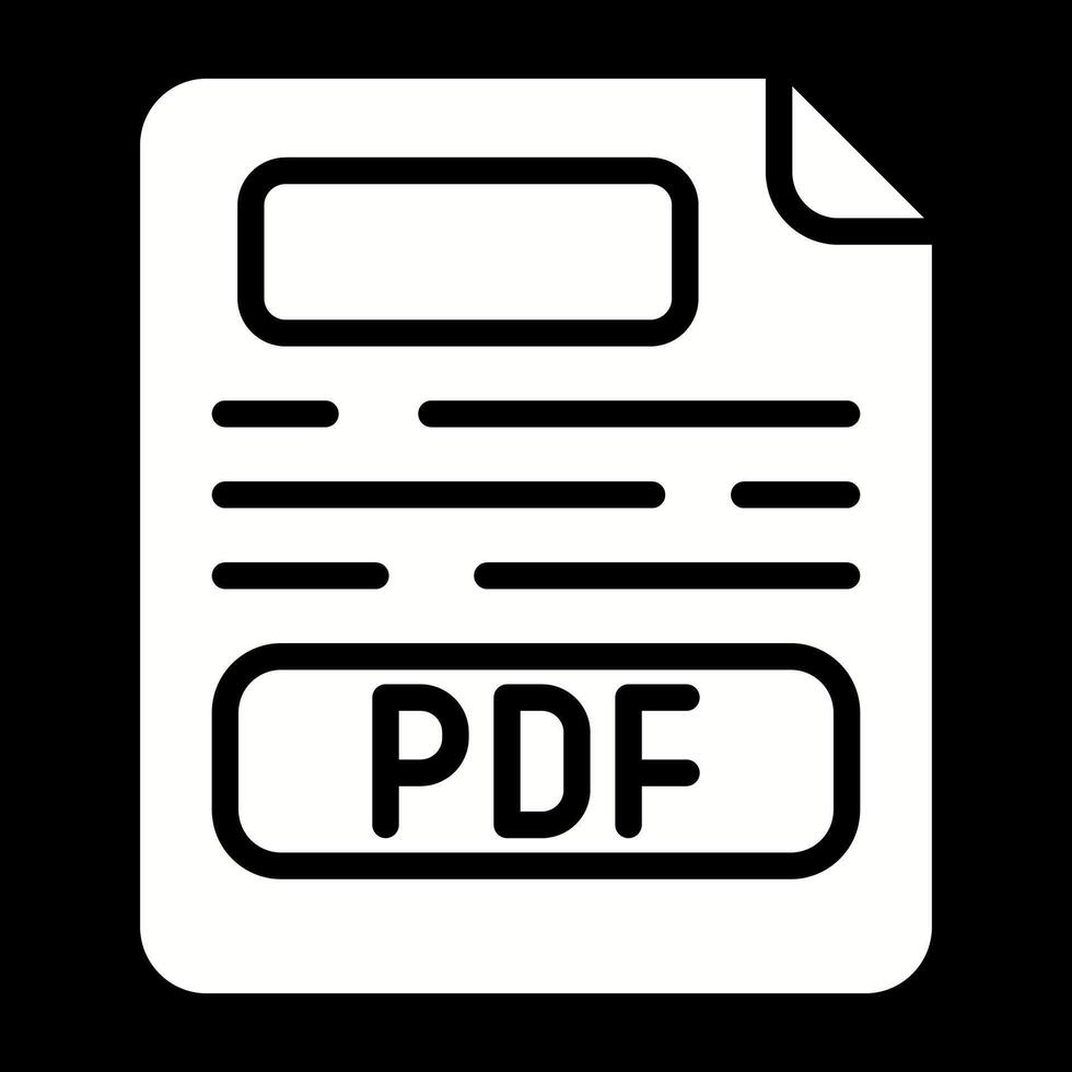 Pdf Vector Icon