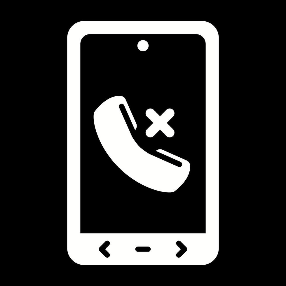 Missed Call Vector Icon