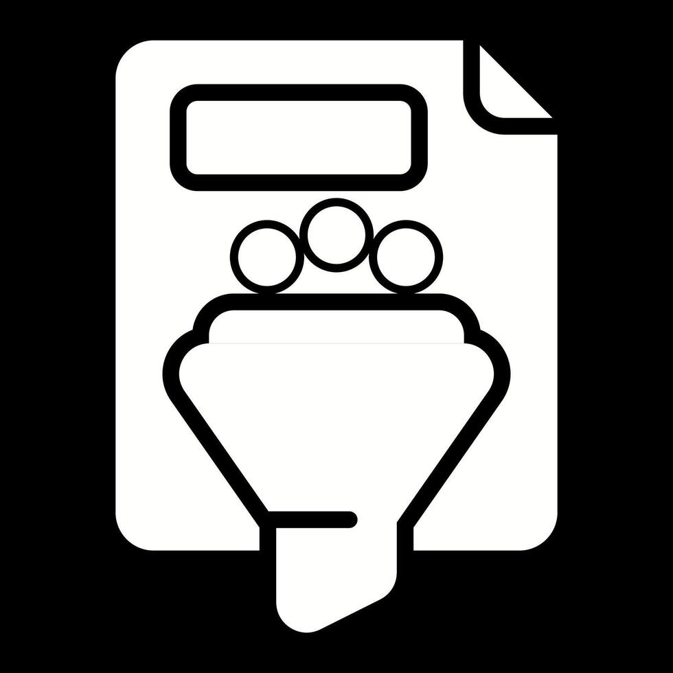 Filtering Vector Icon