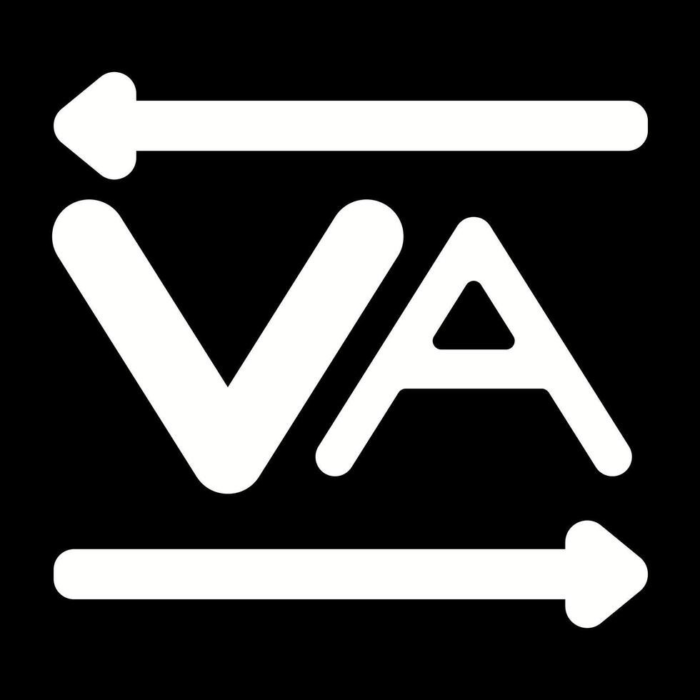 Kerning Vector Icon