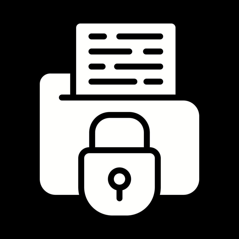 Secure Folder Vector Icon