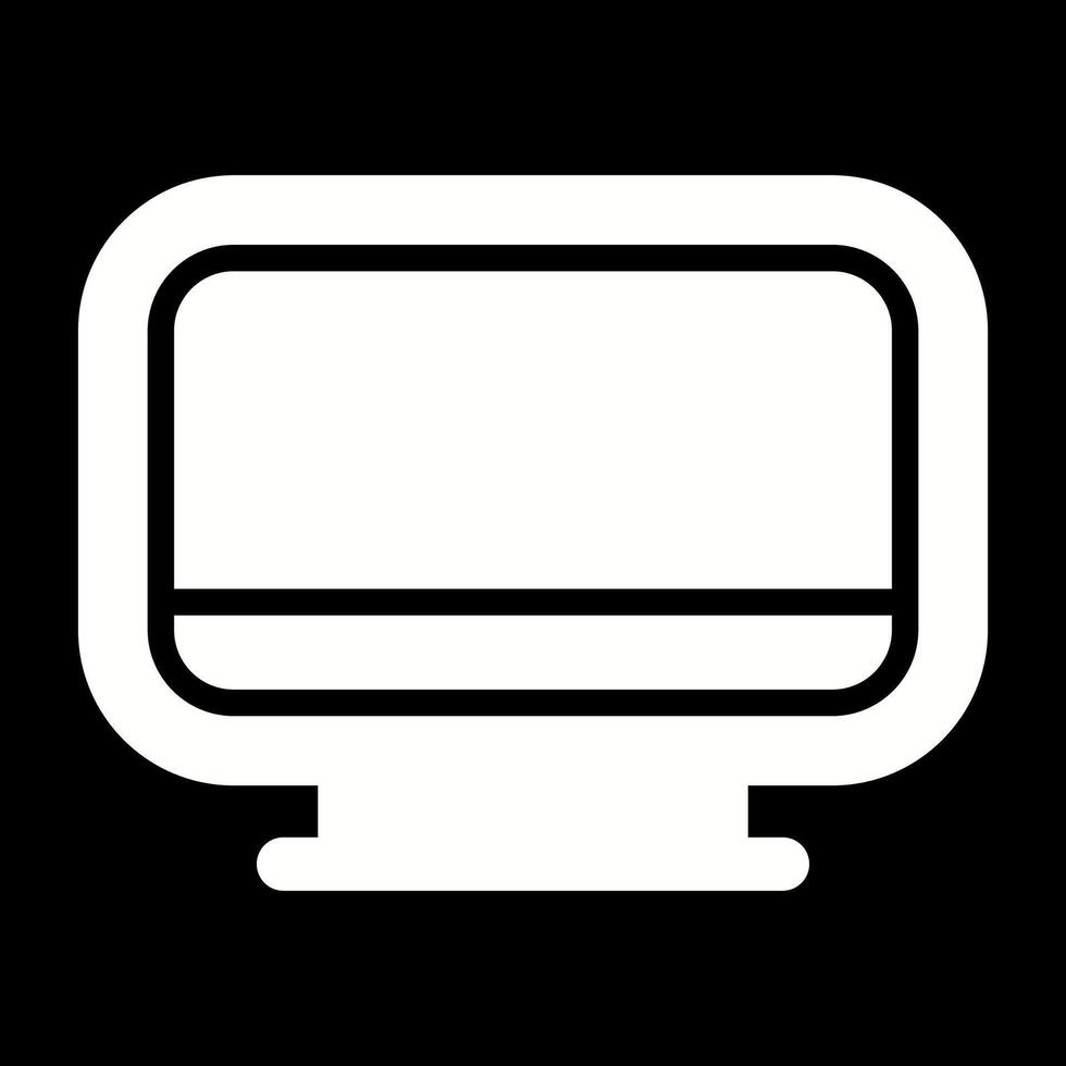 icono de vector de computadora