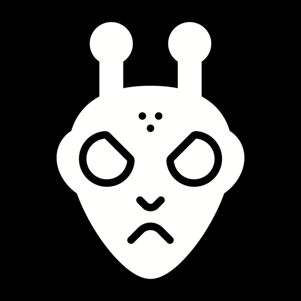 icono de vector alienígena