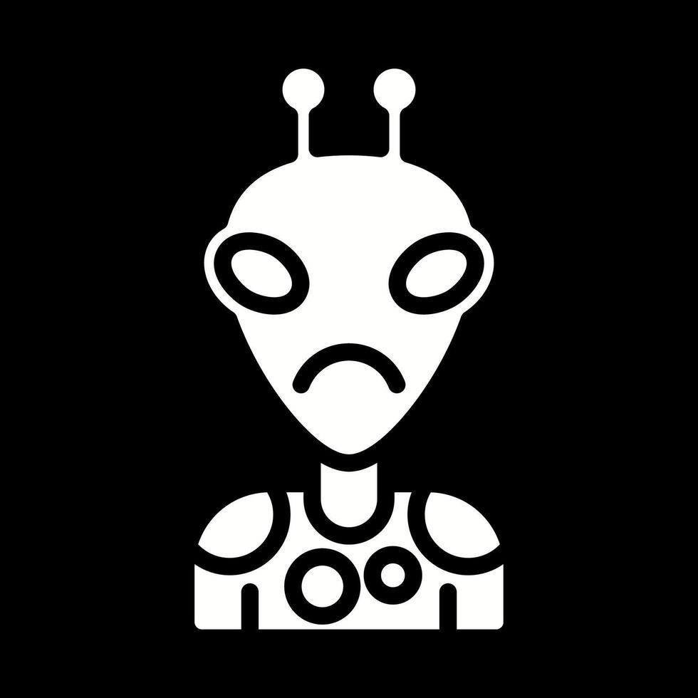 icono de vector alienígena