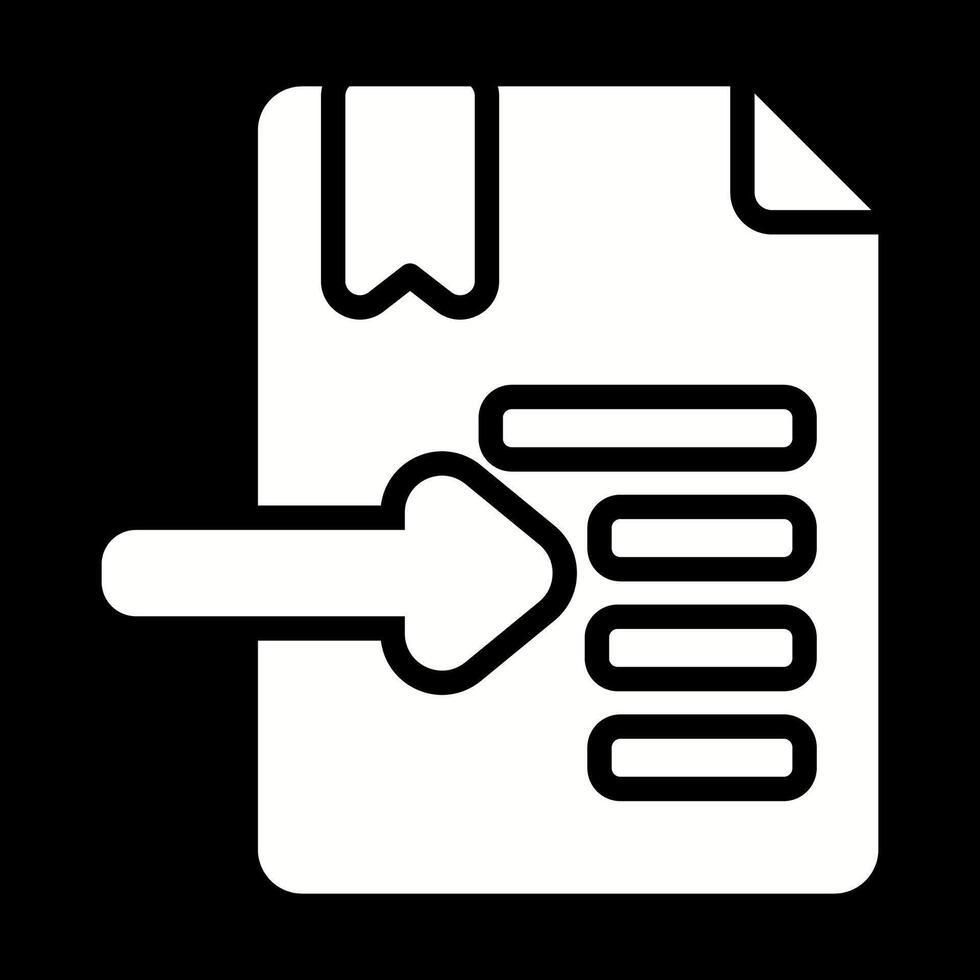 Indent Vector Icon