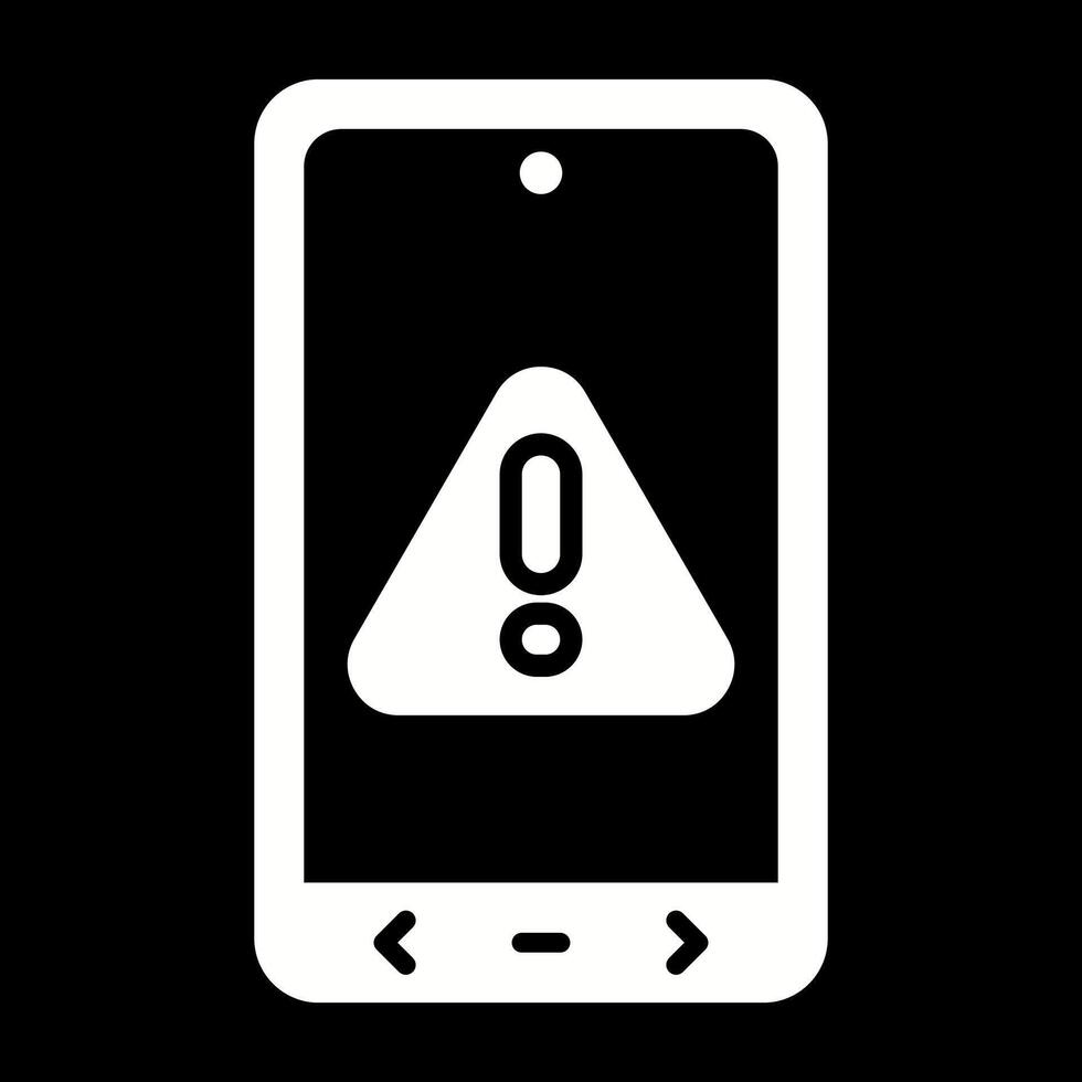 icono de vector de alerta