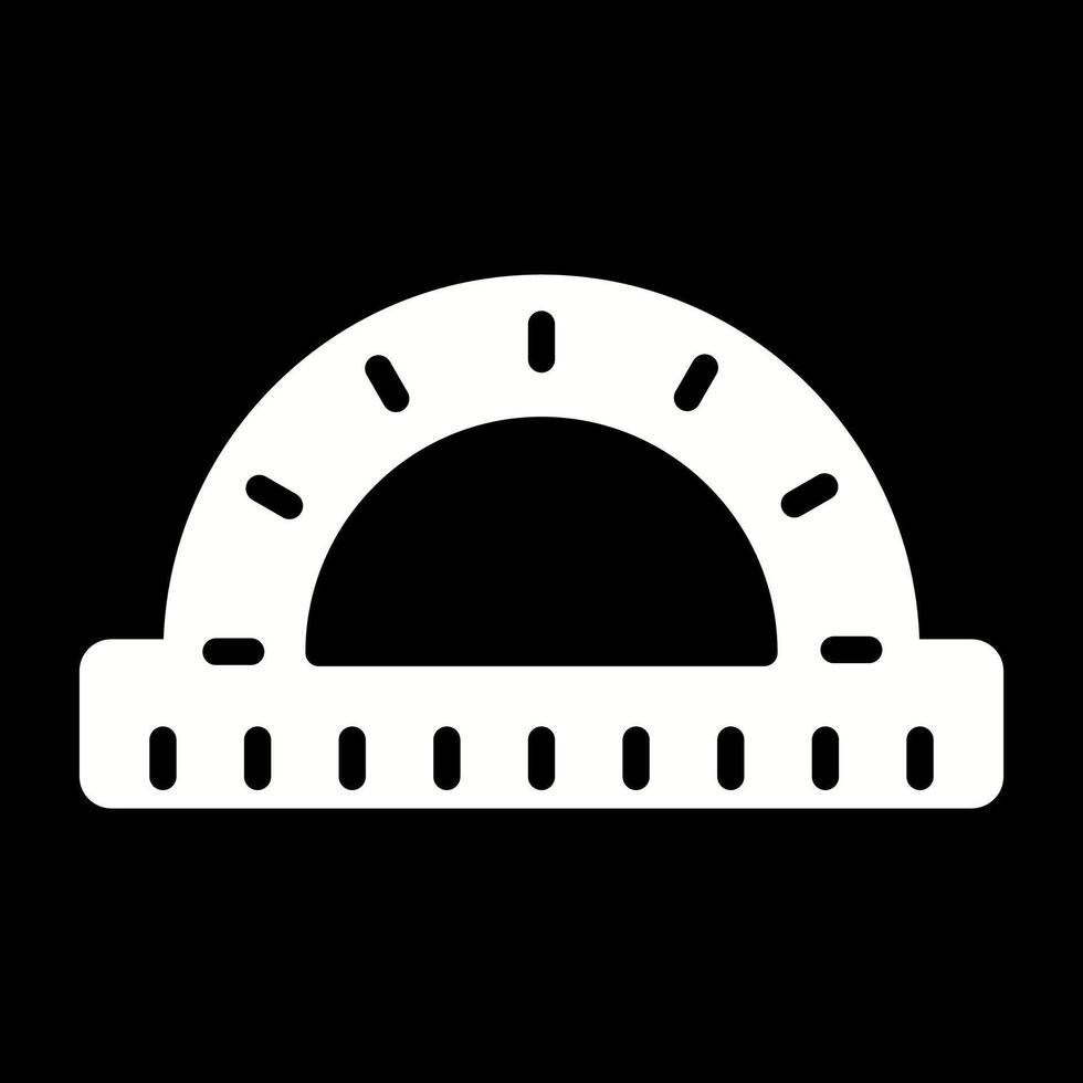 Protractor Vector Icon