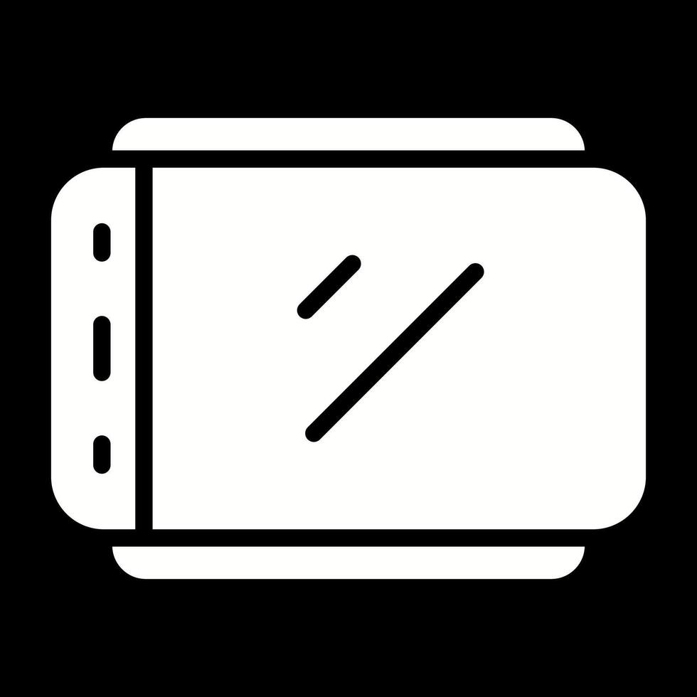 icono de vector de tableta gráfica