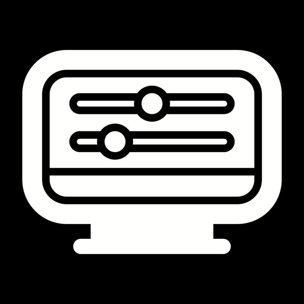 Desktop Computer Vector Icon