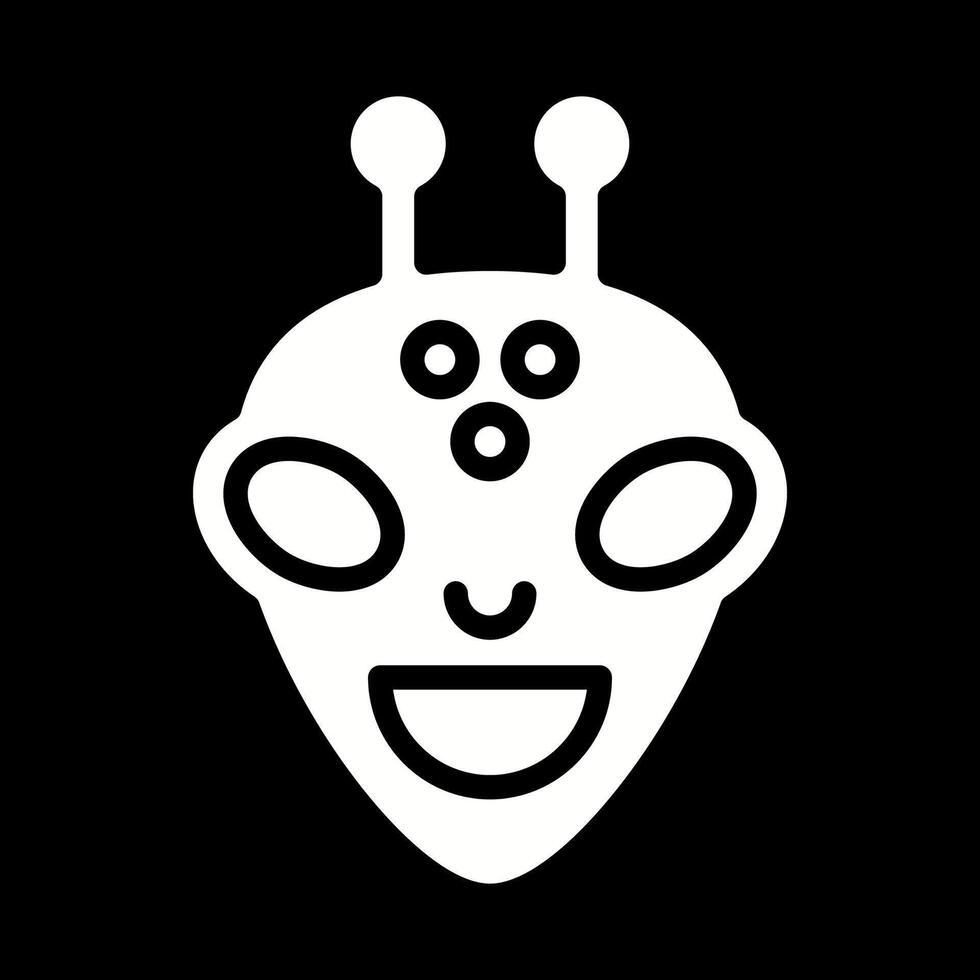 icono de vector alienígena