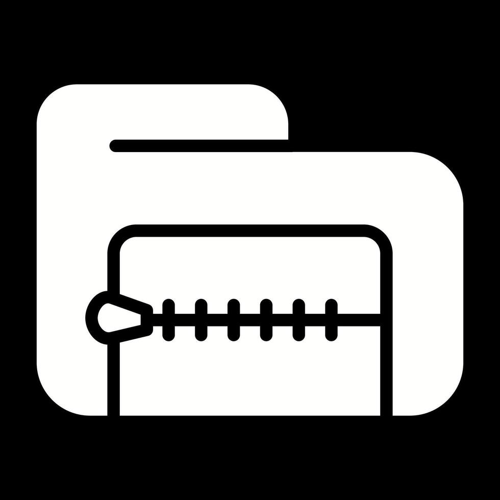 Zip File Vector Icon