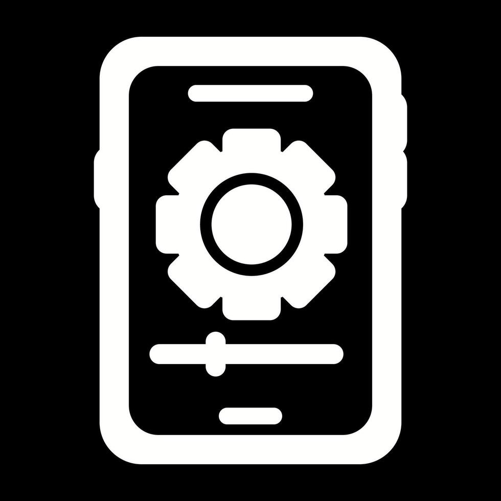 Smartphone Settings Vector Icon