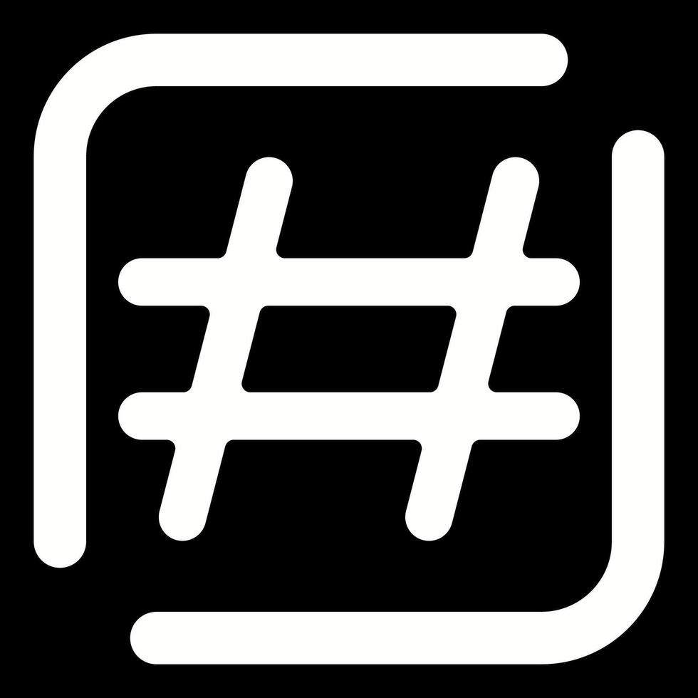 Hashtag Vector Icon