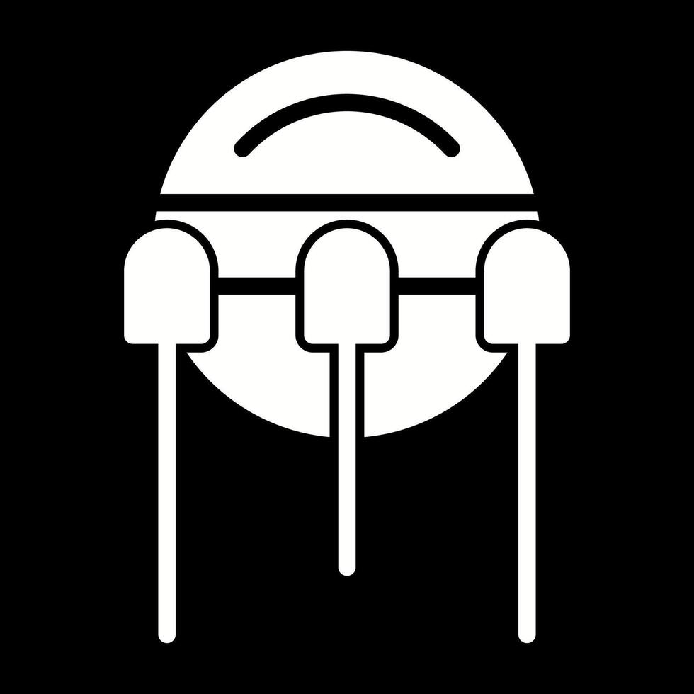 icono de vector de sputnik