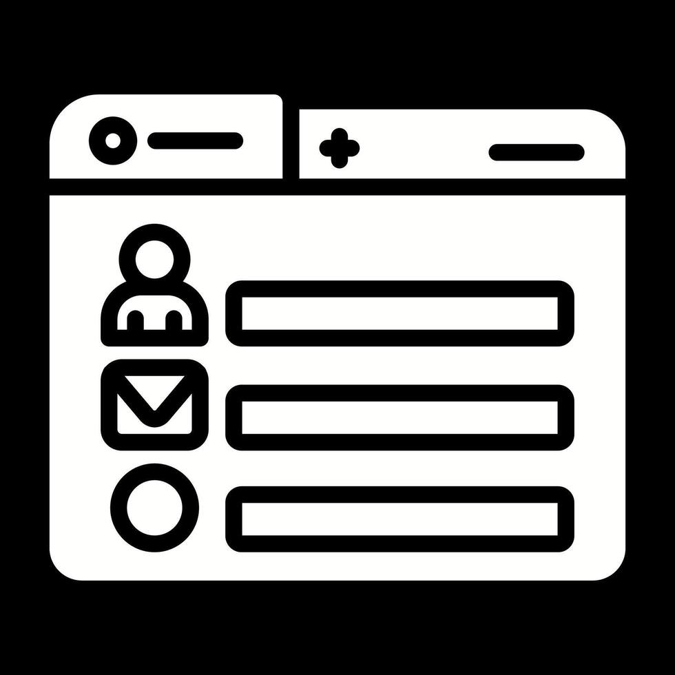 Signup Vector Icon
