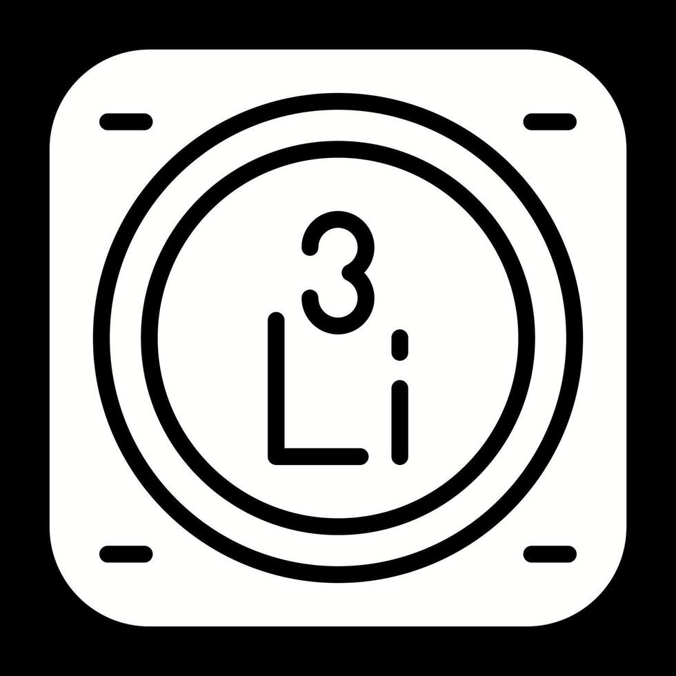 Lithium Vector Icon