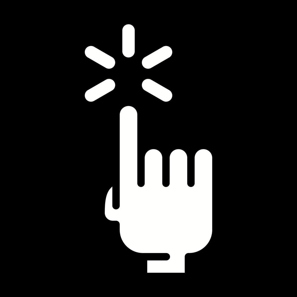 Click Vector Icon