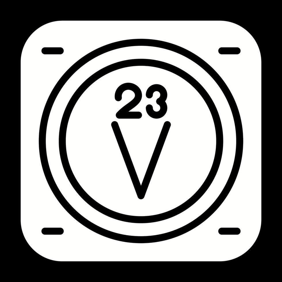 Vanadium Vector Icon