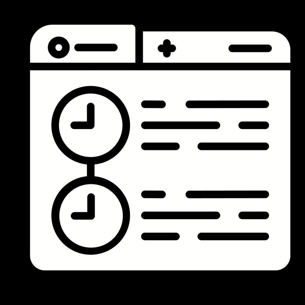 Timeline Vector Icon