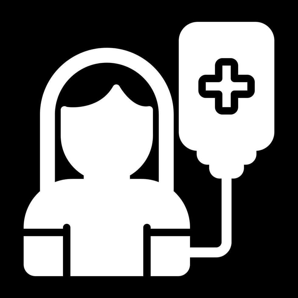 icono de vector de donación de sangre