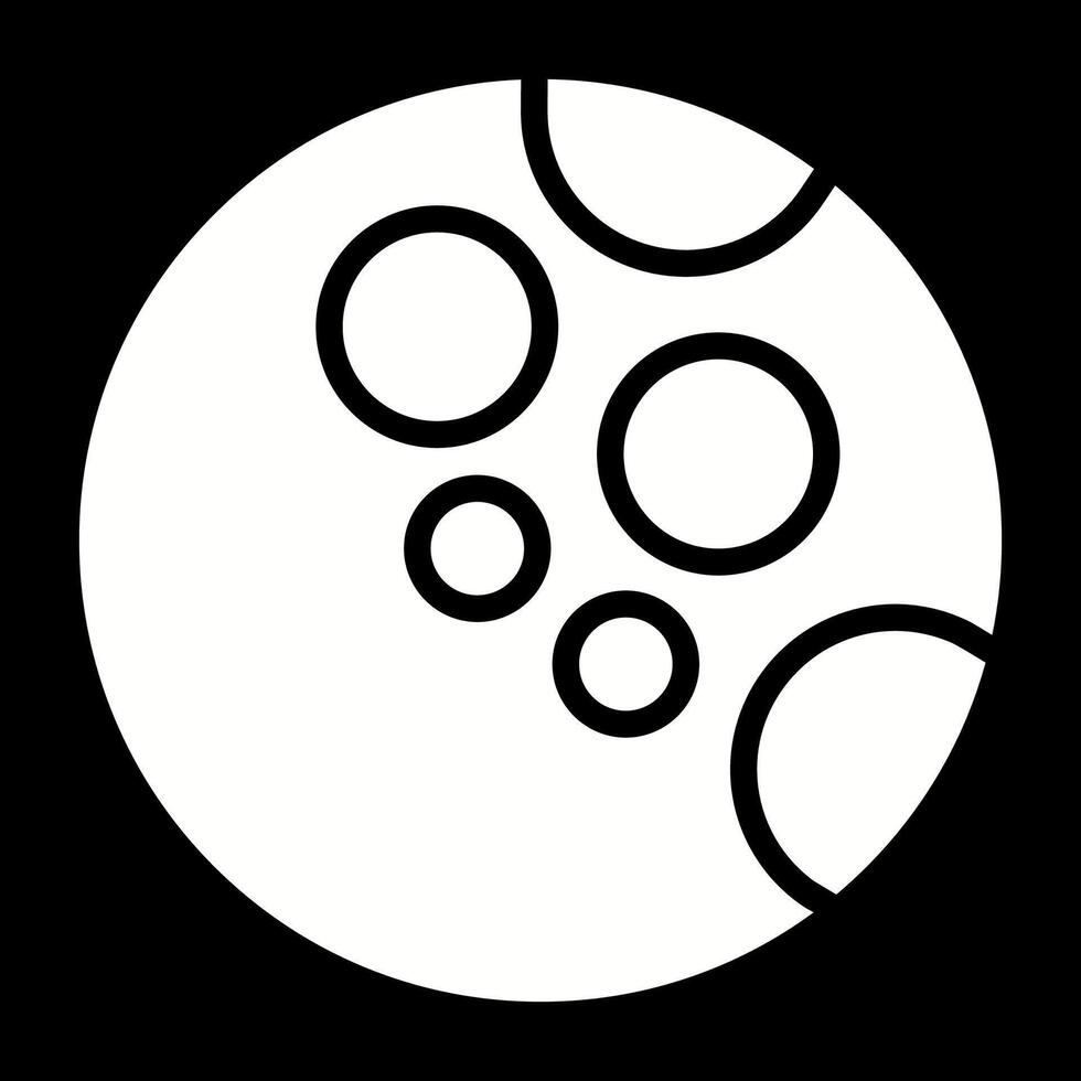 icono de vector de luna