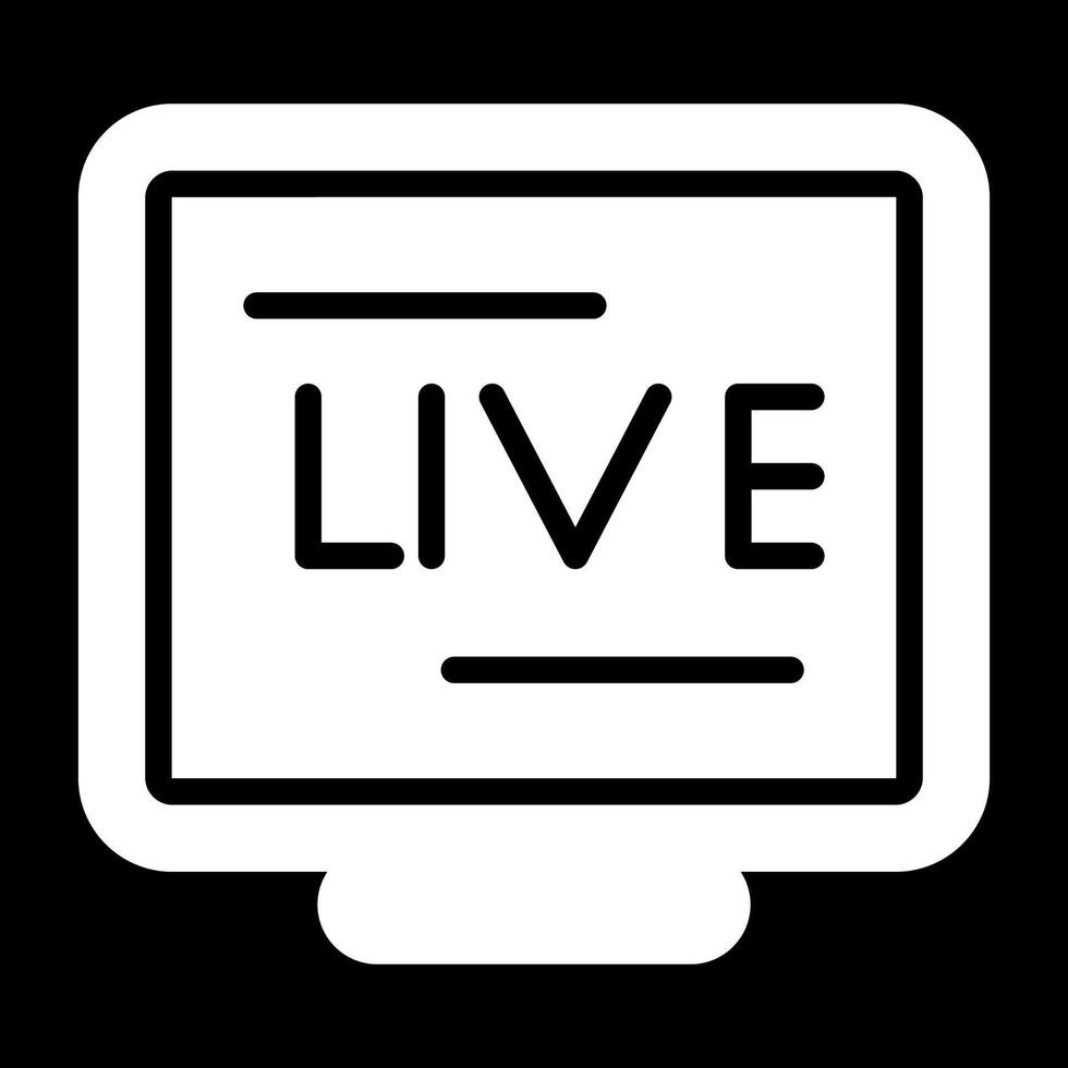 Live Stream Vector Icon