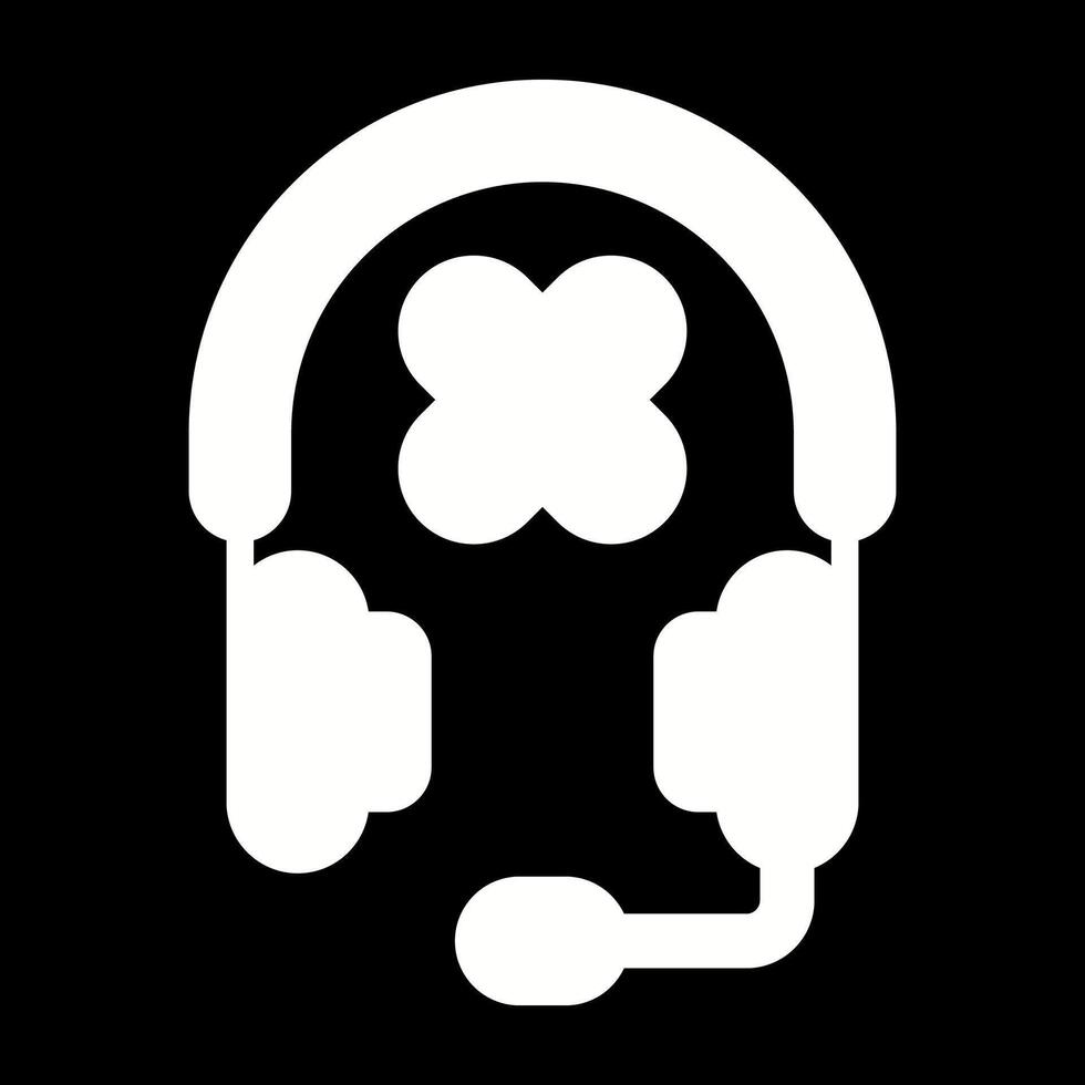 música auriculares vector icono