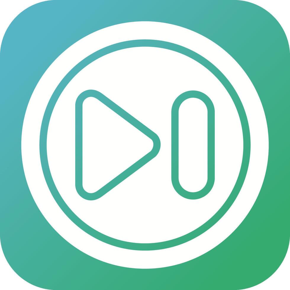 Next Track Button Vector Icon