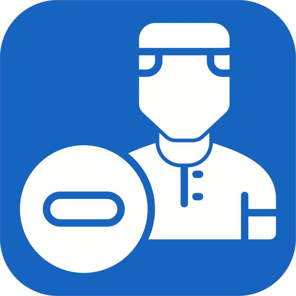 Minus User Vector Icon