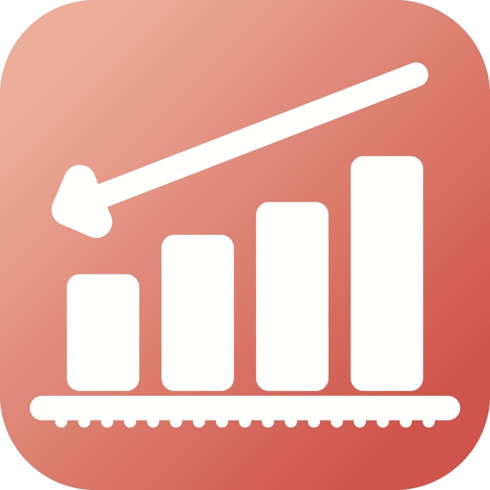 Chart Decreasing Vector Icon