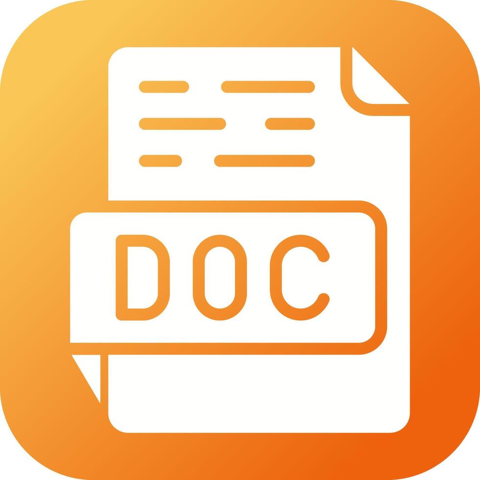 DOC Vector Icon