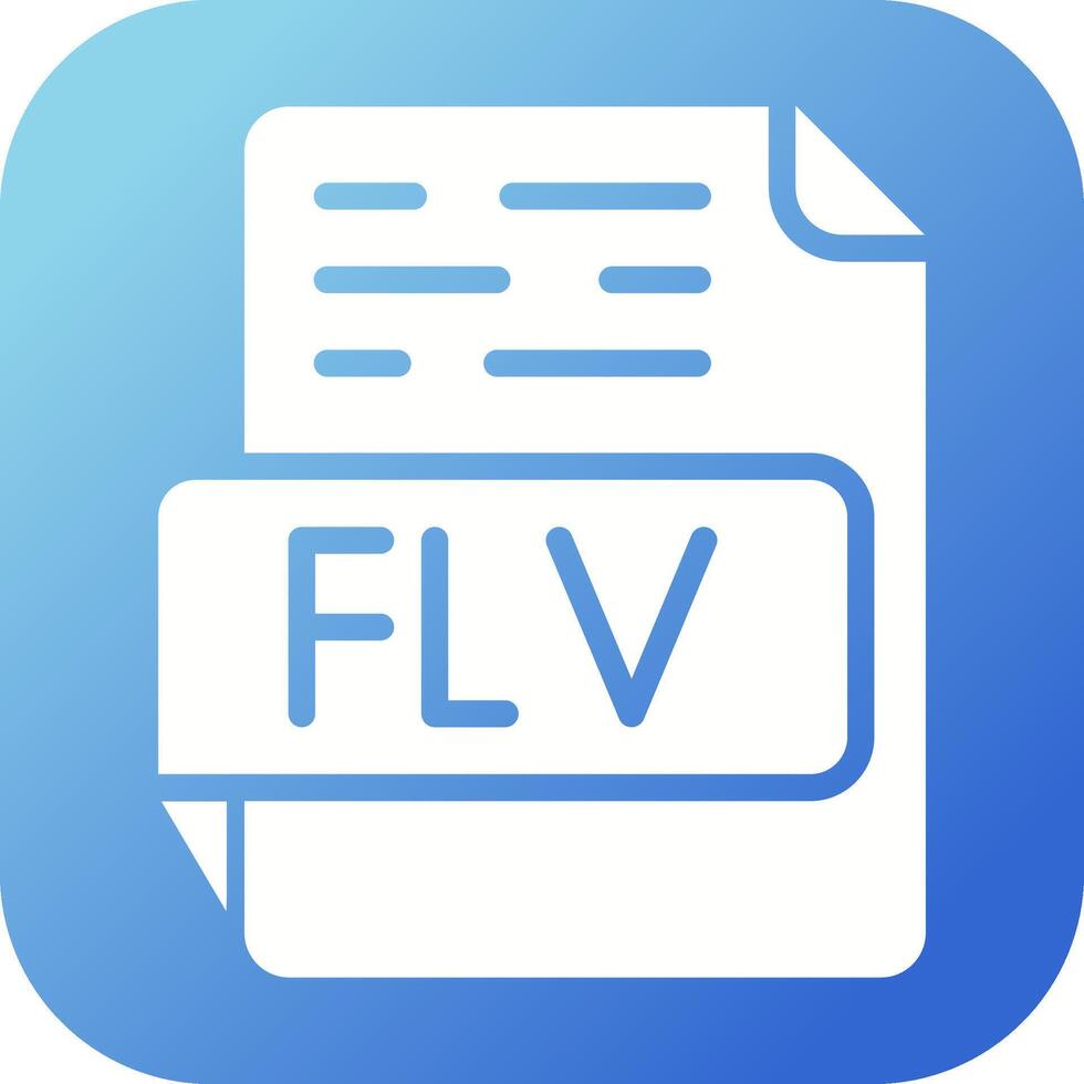 FLV Vector Icon