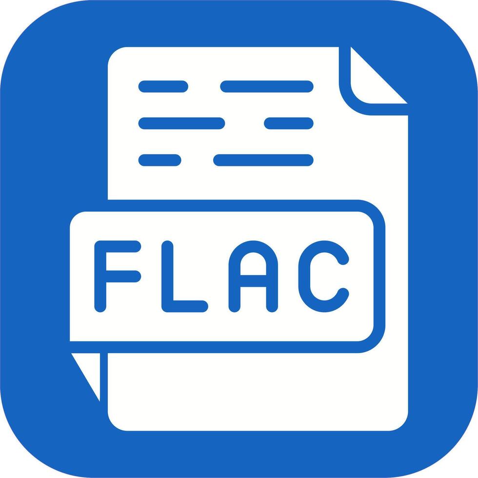 flac vector icono