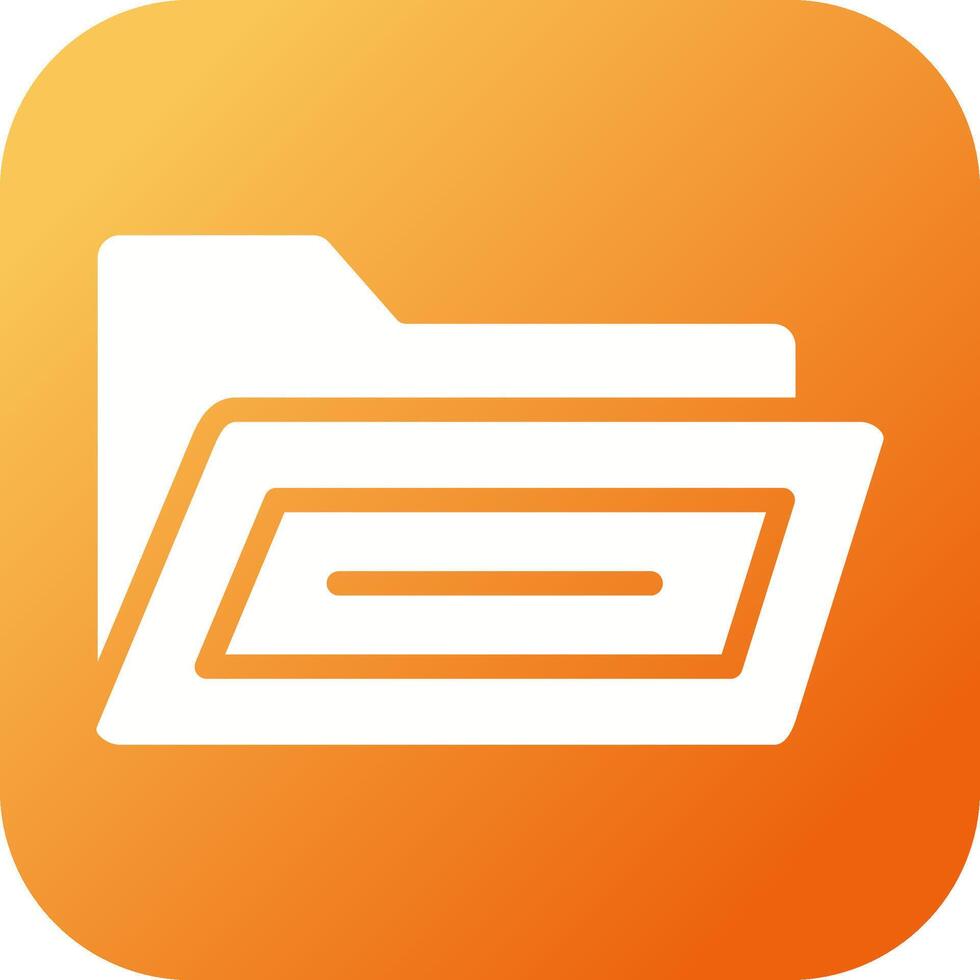 Open File Folder Vector Icon
