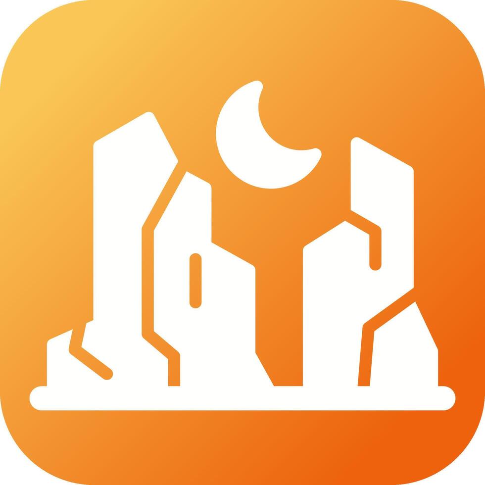 Canyon Vector Icon