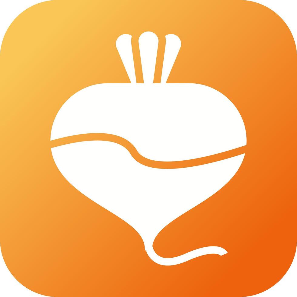 Turnip Vector Icon