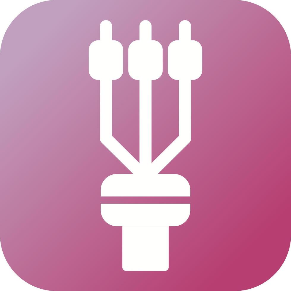 Cable Termination Sleeve Vector Icon