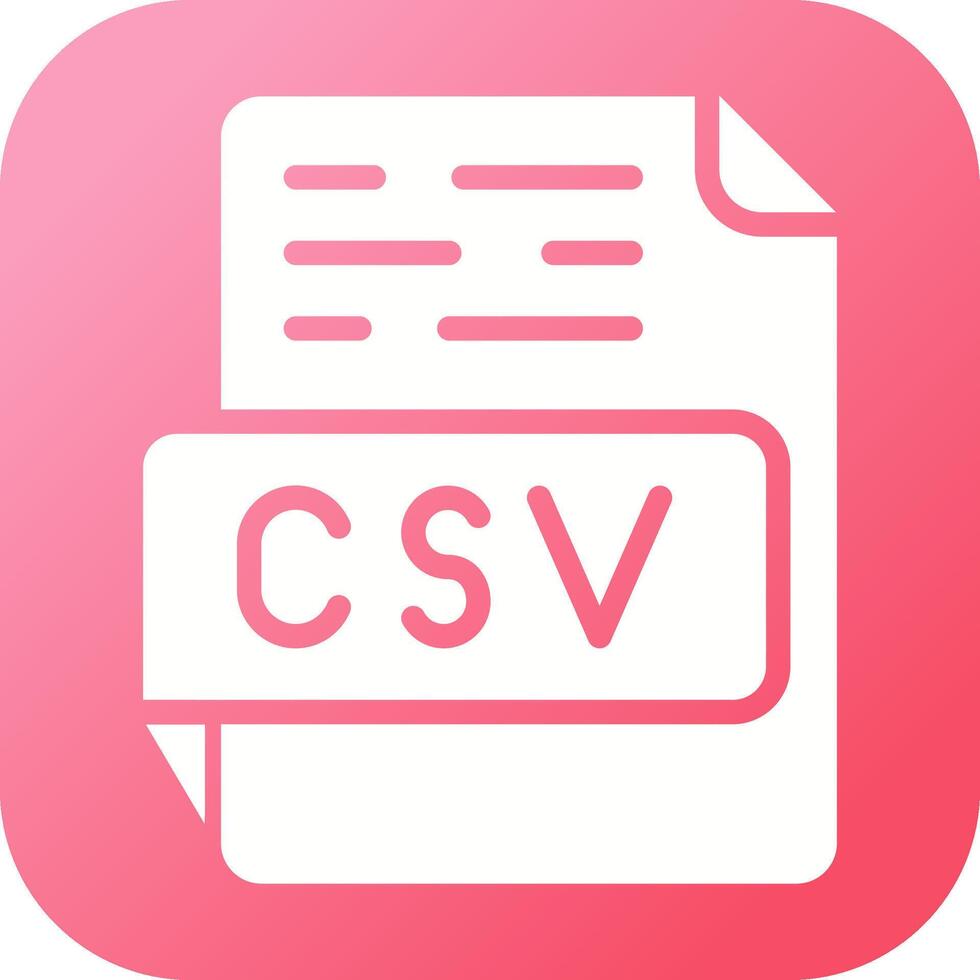 CSV Vector Icon