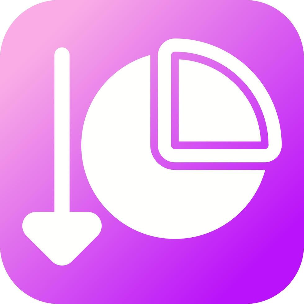 Chart Decreasing Vector Icon