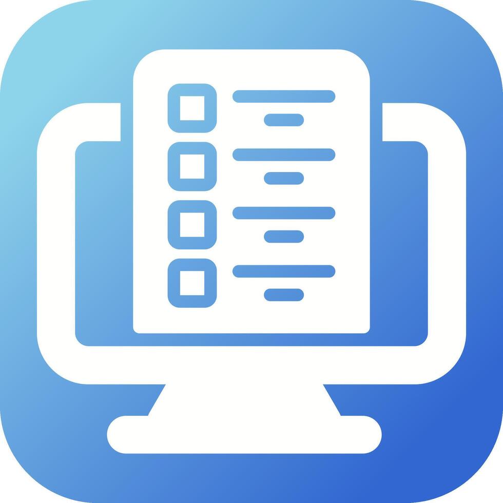Computer Vector Icon